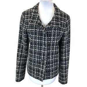 Ann Taylor Boucle Tweed Blazer - size 12